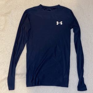 Navy Under Armour HeatGear long sleeve